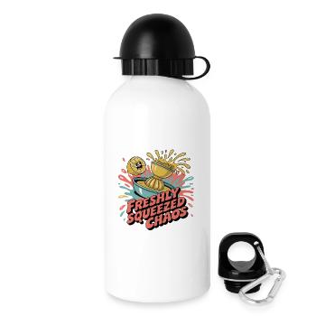 Y2K Pop Humor – Lemon - Drinks Bottle with Lid 500 ml - white - Right