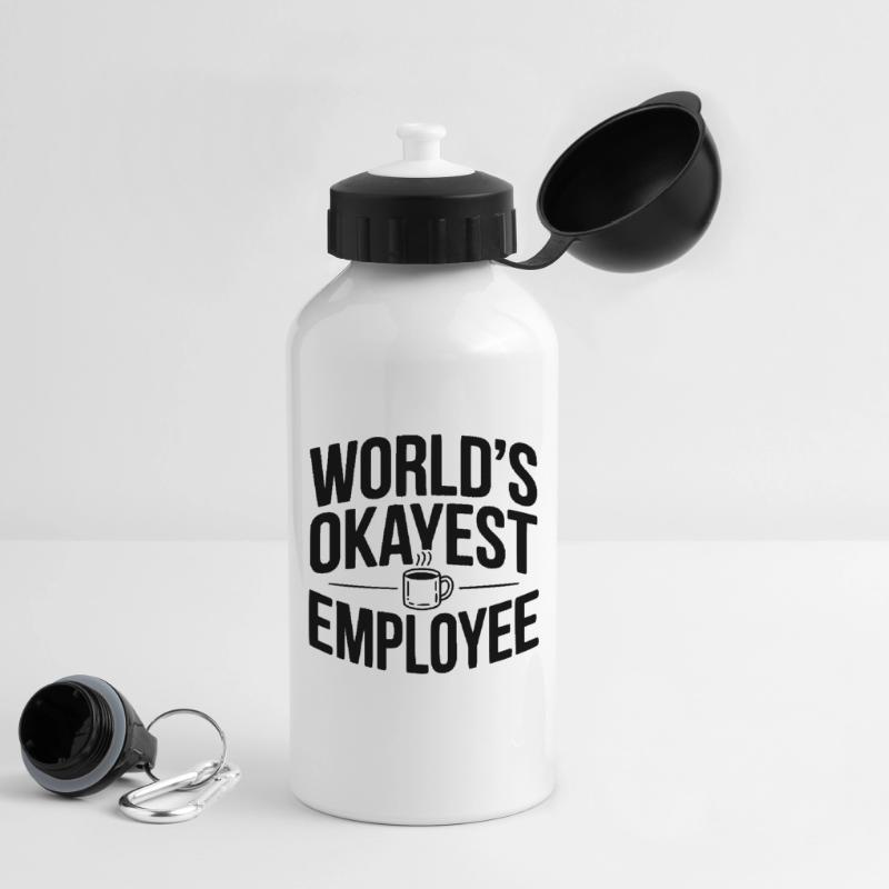 L’employé le plus correct du monde Gourde avec bouchon 500 ml