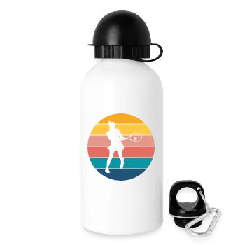 Tennis - Trinkflasche mit Deckel 500 ml - Weiß - Rechts