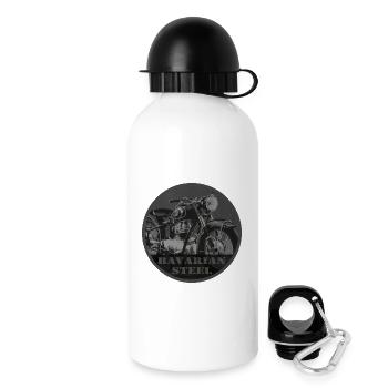 Bavarian Steel - Drinks Bottle with Lid 500 ml - white - Right