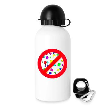 SSMK Logo Only - Drinks Bottle with Lid 500 ml - white - Right