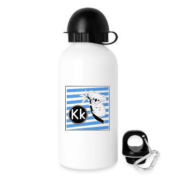K wie Koala - Trinkflasche mit Deckel 500 ml - Weiß - Rechts