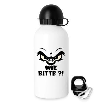 Comme je vous en prie d’exprimer - Gourde avec bouchon 500 ml - blanc - Droite