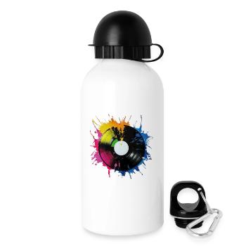 Record - Drinks Bottle with Lid 500 ml - white - Right