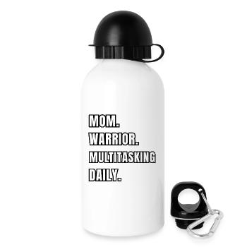 Mom Warrior Multitasking Daily - Drinks Bottle with Lid 500 ml - white - Right
