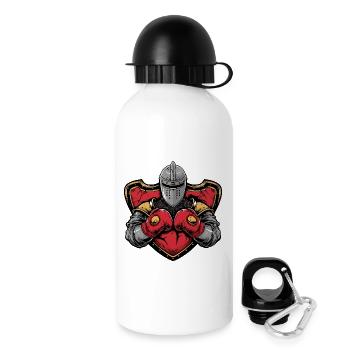 Knight Boxer MMA - Gourde avec bouchon 500 ml - blanc - Droite