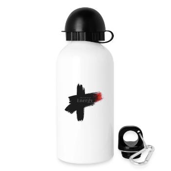 Protect Your Energy - Mindfulness Design - Drinks Bottle with Lid 500 ml - white - Right