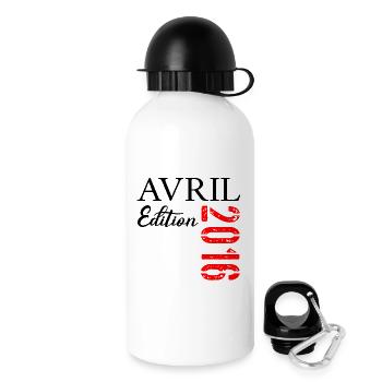 11. Jubiläum, April 2016 - Trinkflasche mit Deckel 500 ml - Weiß - Rechts