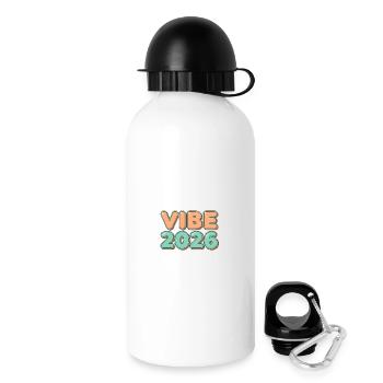 Remise des diplômes de fin d’études secondaires Vibe 2026 - Gourde avec bouchon 500 ml - blanc - Droite