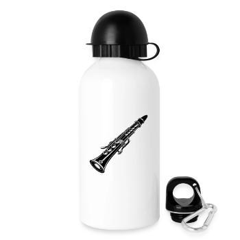 Clarinette - Gourde avec bouchon 500 ml - blanc - Droite