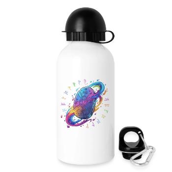 Rainbow Runes Shield - Drinks Bottle with Lid 500 ml - white - Right