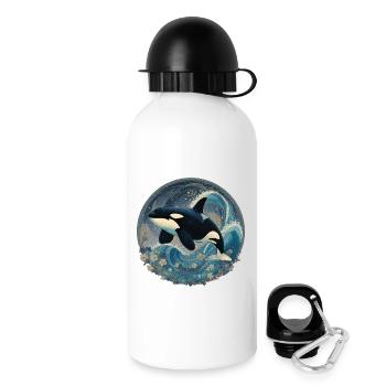 Killer whale - Drinks Bottle with Lid 500 ml - white - Right