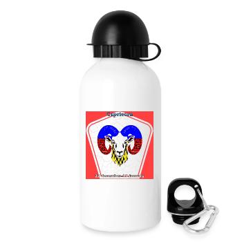 Capricorne - Gourde avec bouchon 500 ml - blanc - Droite