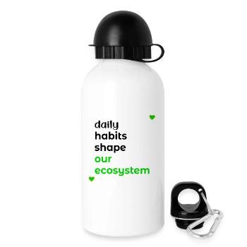 HABITUDES QUOTIDIENNES DE L’ÉCOSYSTÈME - Gourde avec bouchon 500 ml - blanc - Droite