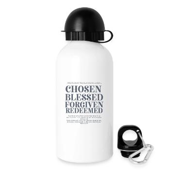 Auserwählt Gesegnet Vergeben Erlöst - Drinks Bottle with Lid 500 ml - white - Right