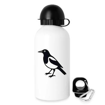 Pie Bird - Gourde avec bouchon 500 ml - blanc - Droite