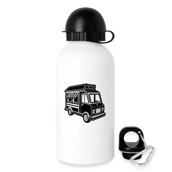 Camion de nourriture - Gourde avec bouchon 500 ml - blanc - Droite