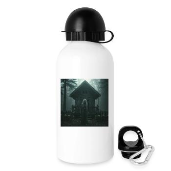 Baba Jaga – Slawische Hexe des Waldes - Trinkflasche mit Deckel 500 ml - Weiß - Rechts