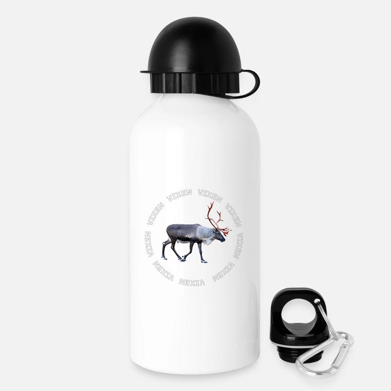 VIXEN - Drinks Bottle with Lid 500 ml - white