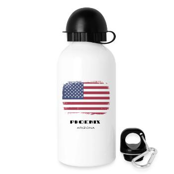 Phoenix, Arizona, USA - Drinks Bottle with Lid 500 ml - white - Right