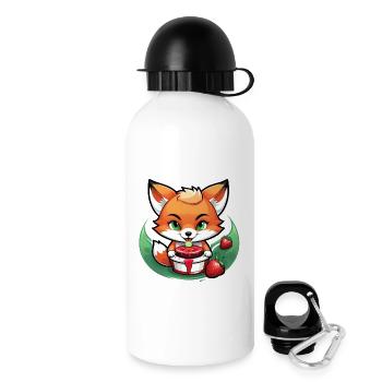 Foxy Strawberry Cake - Trinkflasche mit Deckel 500 ml - Weiß - Rechts