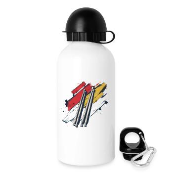 Drumsticks Graphic - Drinks Bottle with Lid 500 ml - white - Right