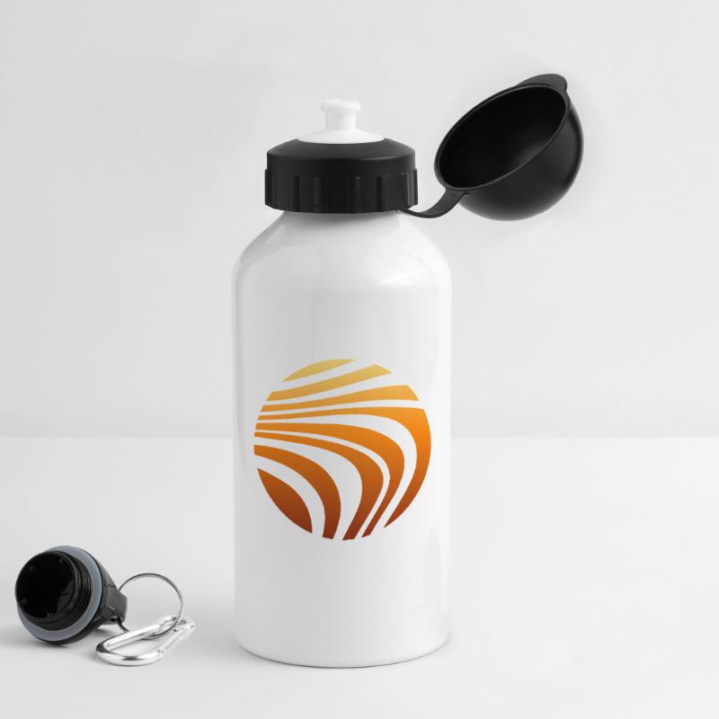 Pattern Orange Gradient Drinks Bottle with Lid 500 ml
