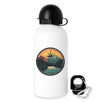 Mountains Compass - Drinks Bottle with Lid 500 ml - white - Right