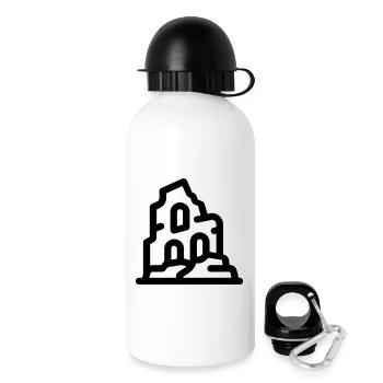 ruines - Gourde avec bouchon 500 ml - blanc - Droite