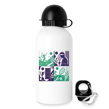 TENNIS WORLD - wb AI Generated - Drinks Bottle with Lid 500 ml - white - Right