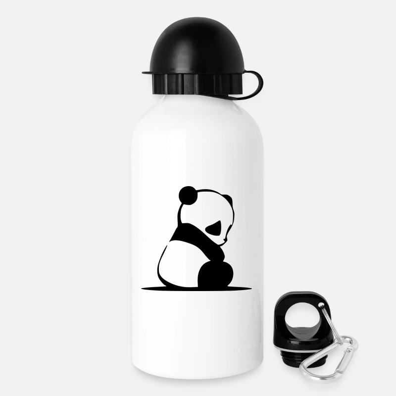 Panda - Gourde avec bouchon 500 ml - blanc