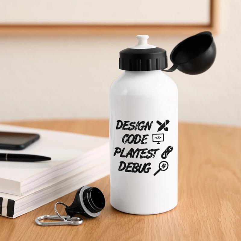 Débogage Playtest de code de conception Gourde avec bouchon 500 ml