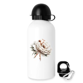 Danseuse de ballet avec tutu - Gourde avec bouchon 500 ml - blanc - Droite
