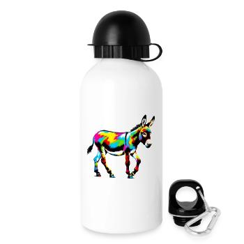 Donkey Mule - Drinks Bottle with Lid 500 ml - white - Right