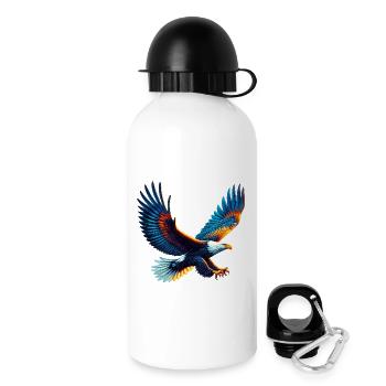 Adler - Trinkflasche mit Deckel 500 ml - Weiß - Rechts