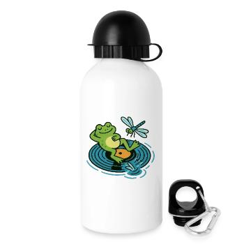 Groove & Lily - Drinks Bottle with Lid 500 ml - white - Right