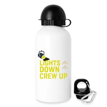 Theatre Technology Crew Stage Technician Sound - Drinks Bottle with Lid 500 ml - white - Right