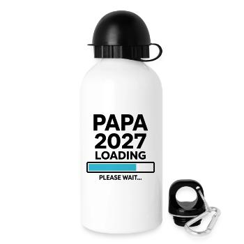 Daddy-to-be 2027 Loading - Drinks Bottle with Lid 500 ml - white - Right