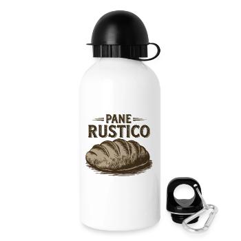 Pane Rustico – Bread - Drinks Bottle with Lid 500 ml - white - Right