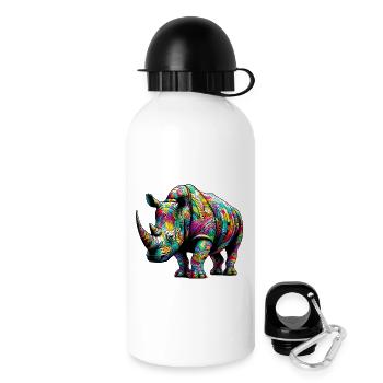 Rhinoceros - Drinks Bottle with Lid 500 ml - white - Right
