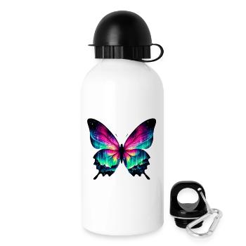 Papillon - Gourde avec bouchon 500 ml - blanc - Droite