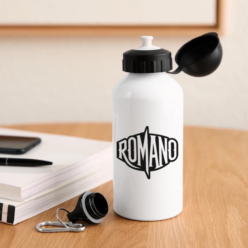 Romano - Römer oder Namens-Emblem Trinkflasche mit Deckel 500 ml