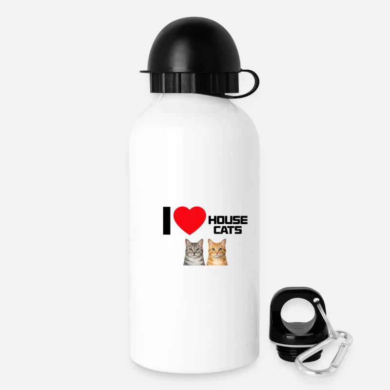 Originaldesign DJ Raymond - Trinkflasche mit Deckel 500 ml - Weiß