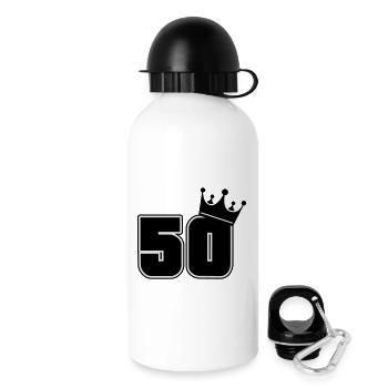 50 - Drinks Bottle with Lid 500 ml - white - Right