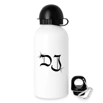 DJ monogram - Drinks Bottle with Lid 500 ml - white - Right