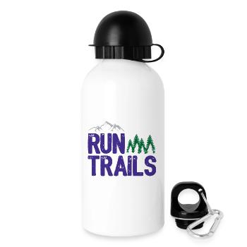 Run Trails - Drinks Bottle with Lid 500 ml - white - Right