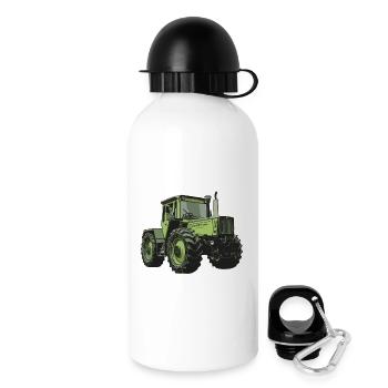 MB trac 1800 intercooler Traktor - Trinkflasche mit Deckel 500 ml - Weiß - Rechts