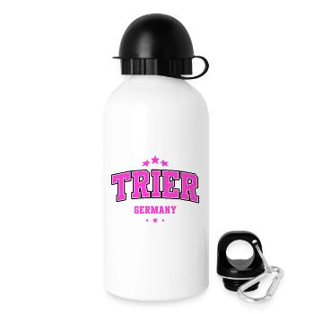 Trier Germany Pink Heimat College Design - Drinks Bottle with Lid 500 ml - white - Right