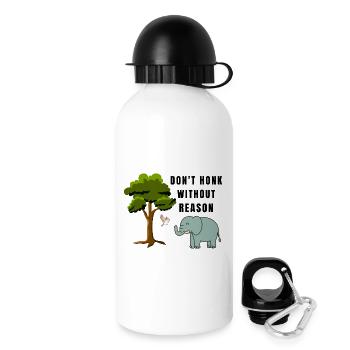 Don-t_honk - Drinks Bottle with Lid 500 ml - white - Right