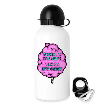Nachspeise Konditor Zucker Statement Süßigkeiten - Trinkflasche mit Deckel 500 ml - Weiß - Rechts